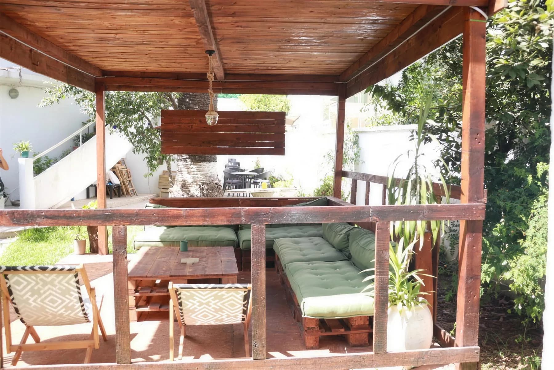 The garden pergola